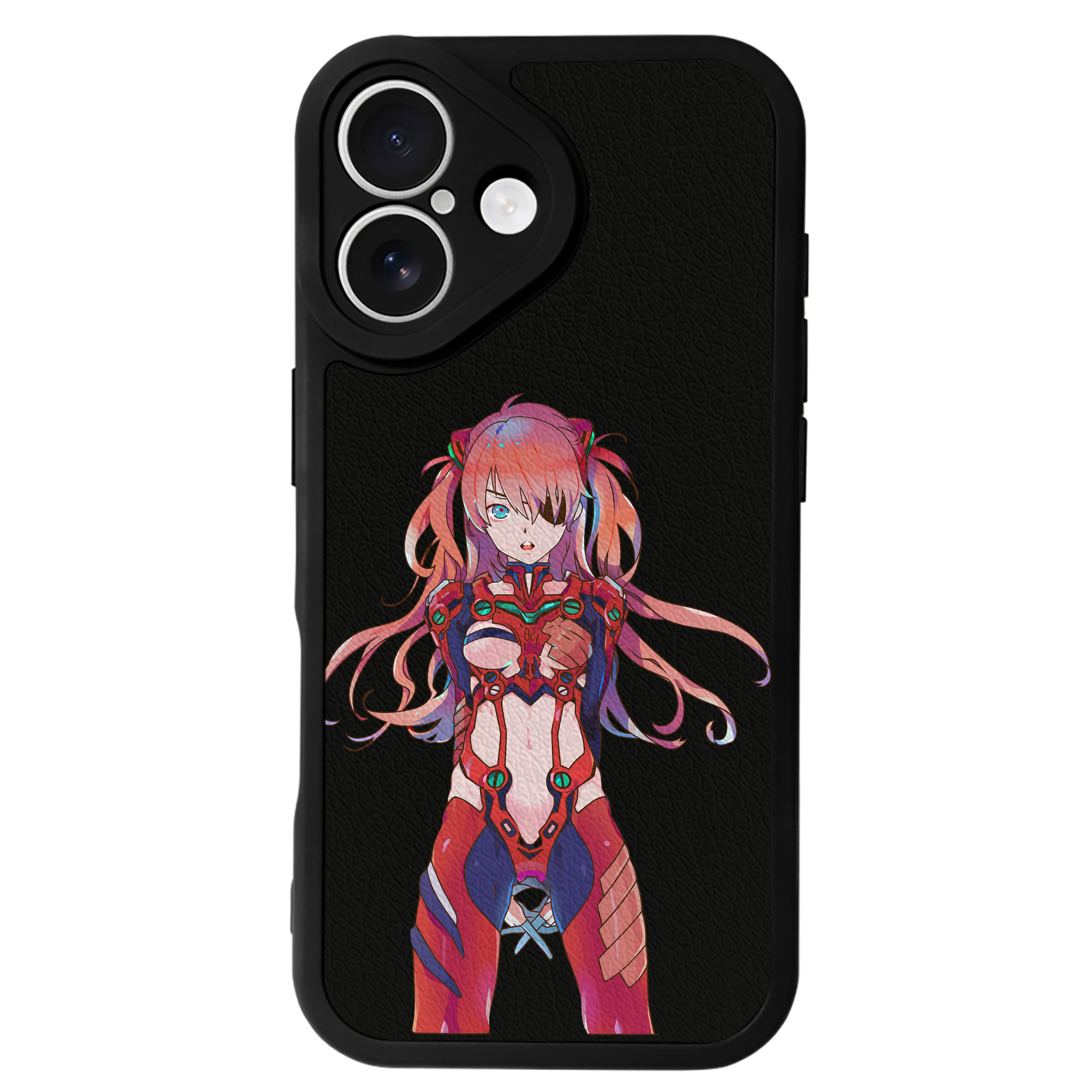 （画像用） EVA 新世紀エヴァンゲリオン 【iPhone 16シリーズ対応】シリコンスマホケース（レザー調） 材質：シリコン